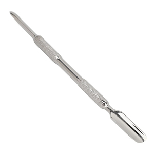 Pousse-cuticules en acier inoxydable, outil de nettoyage efficace des cuticules, bords tranchants, double tête, soin des ongles pour salon - Product Image 1