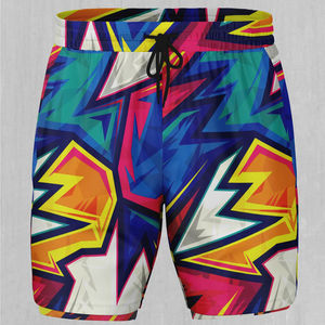 Pantalones Cortos Deportivos Sublimados para Hombre, de Primera Calidad, Elegantes, de Secado Rápido y Cómodos, con Diseño de Logotipo Personalizado - Product Image 4