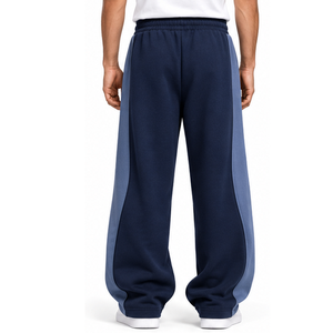 Fournisseur d'usine de pantalons en molleton 100% coton pour hommes, coupe décontractée, OEM, ODM, marque privée, commande en gros, vêtements streetwear, vêtements de sport décontractés. - Product Image 3