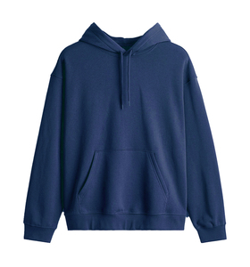 Sudaderas con Capucha y Cuello Redondo de Algodón Térmico para Hombre, Corte Holgado, Hombros Caídos, Algodón Grueso para la Temporada de Invierno - Product Image 1