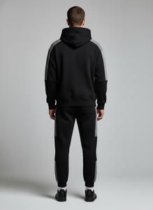 Conjunto Deportivo Personalizado de Felpa Gruesa 100% Algodón para Hombre, Sudadera con Capucha y Pantalones Deportivos - Product Image 4