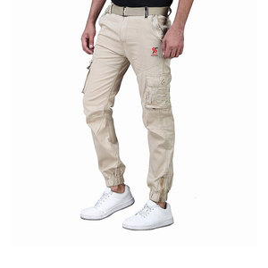 Pantalon cargo et pantalon classiques Solid Trader, style multi-poches, coupe confortable, tissu durable pour un usage quotidien - Product Image 5