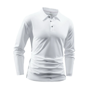 Nouveau polo pour homme, ample, confortable et tendance, polyvalent pour les tendances printemps-automne, haut de qualité et confortable - Product Image 2