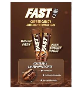 FAST POPIT Bonbons au café du Vietnam Goût authentique vietnamien en forme de boule Sachet de 240g Snack chocolaté de haute qualité - Product Image 3