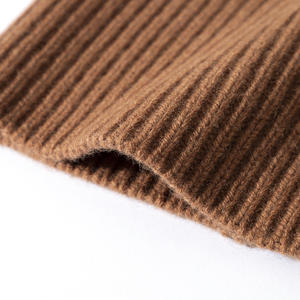 Nuevo Gorro de Lana 100% para Mujer, Gorro de Punto Holgado, Uso Doble, Unisex, para Clima Frío, Logotipo Personalizado OEM 2026 - Product Image 6