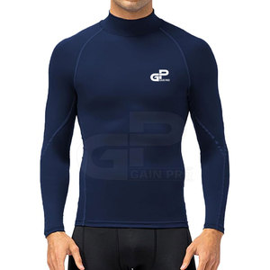 Long Sleeve Football <b>Compression</b> <b>Shirt</b> Stretchable Under Jersey <b>For</b> Cold Weather Training And Outdoor Sports Activity - Product Image 2