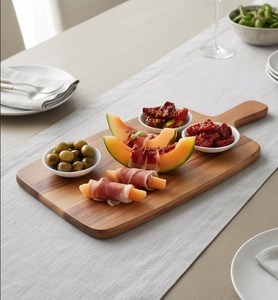 Tabla de Cortar de Madera Maciza de Alta Calidad en Tamaño Grande, Diseño Personalizado, Perfecta para la Cocina y Preparación de Queso - Product Image 6