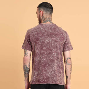 Camiseta de Verano para Hombre, Estilo Acid Wash, Streetwear, Hip Hop, 100% Algodón, Camisetas Acid Wash Oversize - Product Image 3