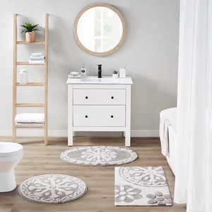 Tapis de bain en coton 100% fait main de qualité supérieure |   Ultra doux, hautement absorbant et antidérapant |   Tapis écologique pour la maison et l'hôtellerie - Product Image 2