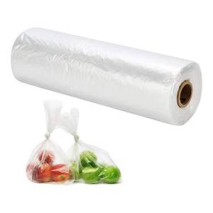 Customizable Clear Perforated LDPE Plastic Food Grade Food <b>Bags</b> on Roll Supermarket Easy-to-tear Moisture-proof Flexible Handle - Product Image 5