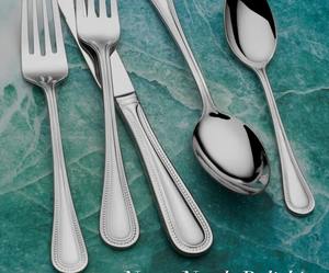 Juego de cubiertos de acero inoxidable chapado, tradicional, sostenible y de lujo, con cuchillo y tenedor, para bodas, a precio económico. - Product Image 6