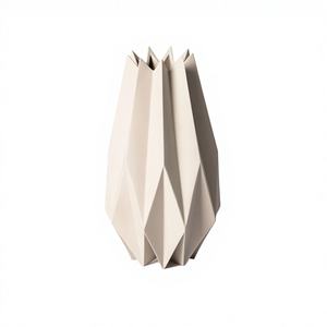 Florero geométrico para decoración del hogar Florero de piso de diseño moderno que combina arte y funcionalidad que brinda buenas vibraciones - Product Image 1