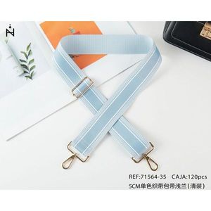 Nastro Intrecciato Monocolore Azzurro 5Cm Regolabile Per Parti E Accessori Di Borse - Product Image 1