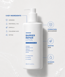 Loción Hidratante Coreana con Ceramidas, Sin Fragancia, Cuidado Diario de la Barrera Cutánea, Fórmula Hidratante para la Piel del Cuerpo - Product Image 3