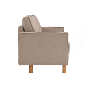 Canapé moderne trois places en tissu avec structure en bois massif de haute qualité pour l'hôtellerie, le salon, le bureau, la salle de séjour - Product Image 3