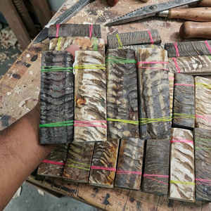 Manches de couteau en corne de mouton artisanales, matériau naturel en corne de bélier, au meilleur prix - Product Image 6
