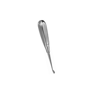 Curette Fourteen Inch Size Two Zero Angled Tip Stainless Steel Surgical Instrument for Orthopedic Surgery for sale - Product Image 3