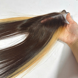 ผมต่อเวียดนาม Ksix Hair Hot แบบปิดหน้าผาก 2x6  พร้อมเชือกผูกผมแบบใส  คุณภาพพรีเมียม  ปลายผมแบบ Double Drawn  ผมเวอร์จิ้นแท้  ต่อผมด้วยเครื่อง - Product Image 5