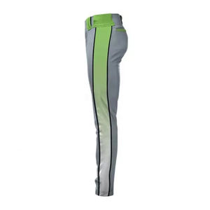 Pantalon de baseball OEM, uniforme d'équipe, manches courtes, imprimé, séchage rapide, respirant, taille élastique, polyester extensible, fournisseur d'articles de sport - Product Image 6