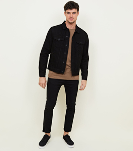 Veste en jean de haute qualité, style classique, meilleur design, couleur unie, veste en jean pour homme, tendance, mode, vente chaude - Product Image 2