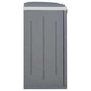 Poubelle grise à 2 portes 65,0 cm x 45,0 cm x 88,0 cm en PP - Product Image 3