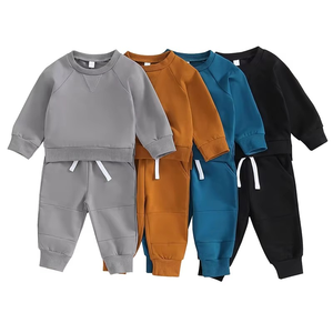 Conjunto de Sudadera con Capucha y Pantalones Deportivos de Algodón Orgánico para Niños, Talla Grande, Personalizado, Felpa Francesa, Ropa Infantil al por Mayor - Product Image 4