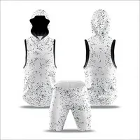 Premium American 7v7 Youth Football Player Training Compression Set Personnalisé Sublimé 7 Maillots Drapeau et Chemises Uniformes Respirantes