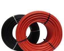 Bobine de câble solaire DC à double cœur (fil photovoltaïque), généralement dotée d'un câble rouge pour les connexions positives - Product Image 3