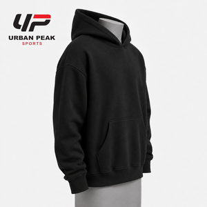 Sudadera con Capucha Oversize para Hombre, a la Moda, con Tonos de Color Neutros, Mangas Holgadas y Diseño Urbano Moderno - Product Image 2