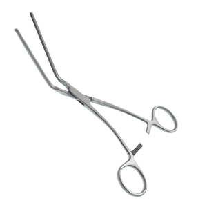 Pinza para Vasos Periféricos DeBakey Atraumatica de 7″, Instrumento Quirúrgico Vascular de Acero Inoxidable Angulado, Herramienta Reutilizable - Product Image 1