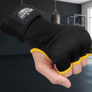 Bandes de maintien de poignet en gel Iron Punch pour la sécurité sportive (Polyester Spandex GEL) avec cadre métallique léger et fermeture enveloppante, logo personnalisé - Product Image 2