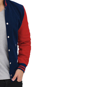 High Quality Men's Stand Collar Varsity Wool <b>Jacket</b> <b>Leather</b> Sleeves Custom Label Factory-Made ODM Services <b>Winter</b> Front Logo - Product Image 6