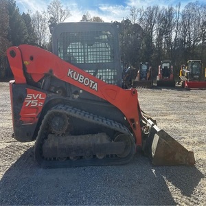 รถตักล้อยาง Kubota SVL75-2 เครื่องยนต์ดีเซล 75 กิโลวัตต์ รับน้ำหนักได้ 70 ตัน ปั๊มไฮดรอลิก Atos ระบบป้องกันการพลิกคว่ำแบบเปิด (ROPS) รถตักขนาดเล็กแบบตีนตะขาบ - Product Image 4