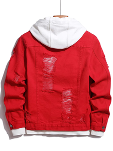 Chaqueta de Mezclilla Personalizada para Hombre con el Último Diseño, Mezclilla de Alta Calidad a Precio de Mayoreo con Color Personalizado - Product Image 2