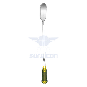 Espátula Dissectora Tipo Huevo de 26 cm, 2.5 cm x 7.5 cm, Instrumento Quirúrgico Reutilizable de Acero Inoxidable para Cirugía Cardiovascular - Product Image 1