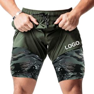 กางเกงขาสั้นออกกำลังกายผู้ชายสีพื้นแบบซับลิเมชั่นสั่งทำขายส่งปี 2026 ผ้าตาข่ายระบายอากาศ แห้งเร็ว - Product Image 1