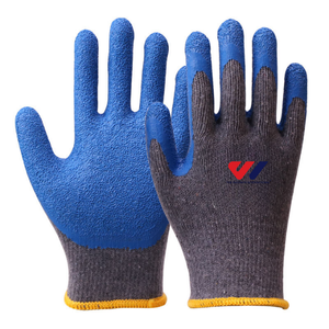Guantes de Trabajo de Algodón y Látex con Revestimiento Arrugado TWI Calibre 10, Color Personalizado, Guantes de Trabajo con Revestimiento de Látex Arrugado, Guantes de Seguridad para Jardinería EN388 - Product Image 3