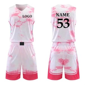 2026 Custom Unisex Basketball Uniform Sets Professional Breathable Dry Comfortable <b>Printed</b> Shirts Sleeveless Anti-Bacterial - Product Image 3