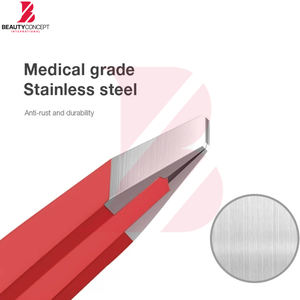 Pinzas de Precisión Inclinadas con Recubrimiento de Diamante, Fáciles de Usar y con Agarre Cómodo, Perfectas para Depilación, Modelado y Cuidado de Cejas - Product Image 6