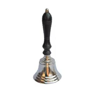 Campana de metal sólido con mango para recepción de hotel, mostrador de servicio de restaurante, campana de llamada para huéspedes - Product Image 1