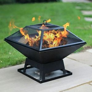 Brasero de Calidad Superior de Linea Exports Inc. en Metal Color Negro, Brasero para Fogatas, Tamaño Personalizado, Forma Redonda, para Uso en Jardín - Product Image 2