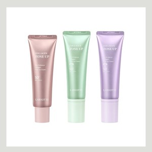 Base de maquillage k-beauty, fond de teint Rabiotte Skin Enhancer Collagen Tone-Up Cream Rose Vert Violet Fabriqué en Corée - Product Image 2