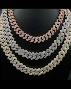 Diamond <b>necklace</b> 925 <b>sterling</b> <b>silver</b> moissanite round cut elegant jewelry radiant sparkle timeless brilliance stylish adornment - Product Image 1