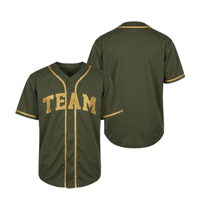 Camiseta de Béisbol para Hombre, Diseño Atlético Clásico, Tejido Transpirable y Cómodo, Ideal para Deportes de Equipo, Entrenamiento, Juegos, Actividades al Aire Libre y Uso Casual - Product Image 1