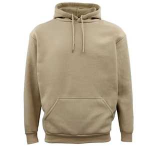 <b>Red</b> Unisex <b>Hoodie</b> Regular Fit Cotton Fleece Casual Autumn Pocket Design Long Sleeve Solid Color Knitted - Product Image 3
