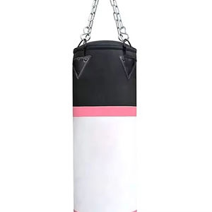 Saco de Boxeo de Cuero Duradero de Alta Calidad al por Mayor, Relleno de Arena, Personalizable, para Entrenamiento de Artes Marciales - Product Image 2