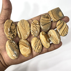 Cabujón de Jaspe Natural con Diseño de Imagen, Gema Suelta de Formas Mixtas 20-30mm, Venta al por Mayor RTS, Entrega Rápida - Product Image 1