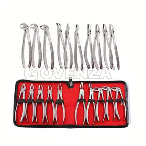 Kit de 10 pinces d'extraction dentaire manuelles en acier inoxydable, ergonomiques, pour adultes, outils chirurgicaux pour dentistes - Product Image 6