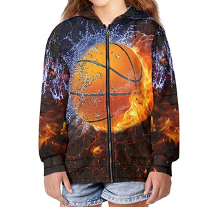 <span class=keywords><strong>Felpa</strong></span> con Cappuccio da Uomo con Stampa <span class=keywords><strong>Fiamme</strong></span> e Acqua, Vestibilità Regolare, Casual, in Maglia di Poliestere Felpato, Personalizzabile - Product Image 4