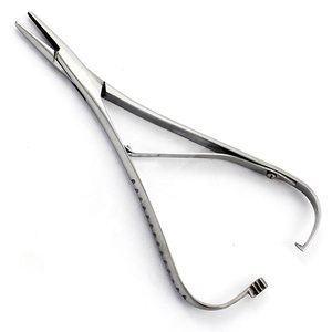 Pinza de Ligadura Ortodóntica Mathieu de Alta Calidad, Portaagujas de Sutura Dental, Aplicador de Agujas con Punta de Carbón de Alta Resistencia, Manual Alemán TC CE - Product Image 5